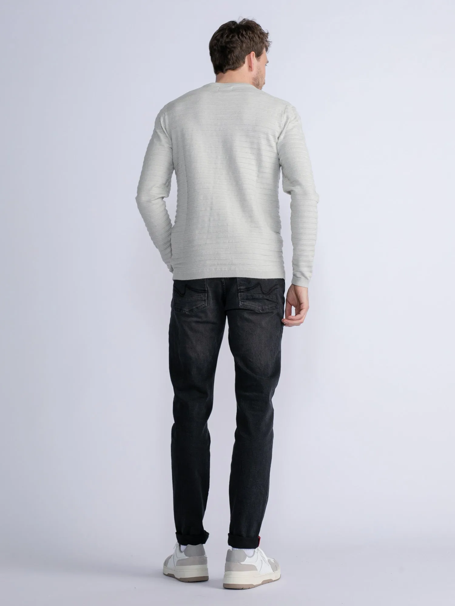 Rib-Knit pullover Crest Hill