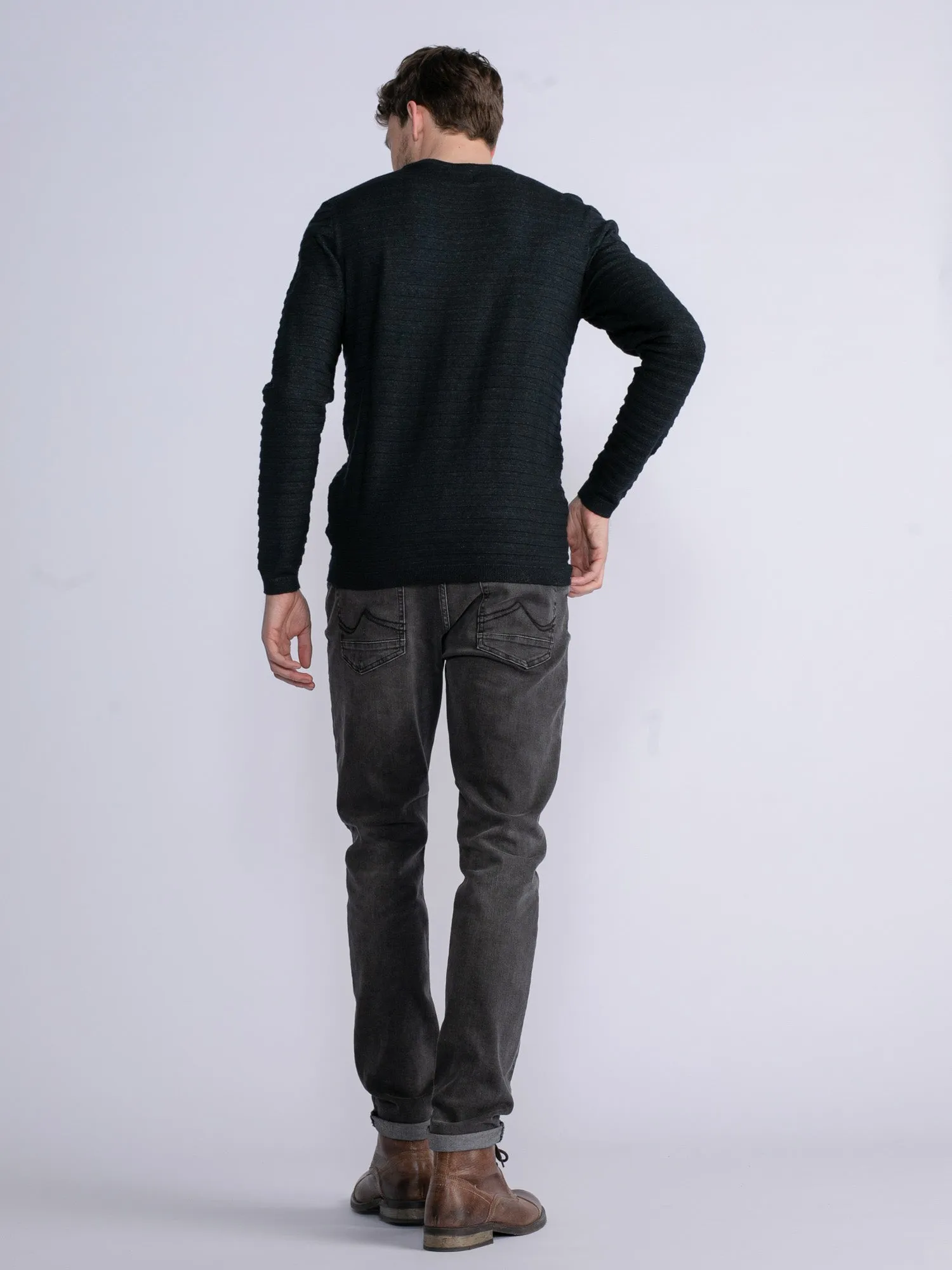 Rib-Knit pullover Crest Hill