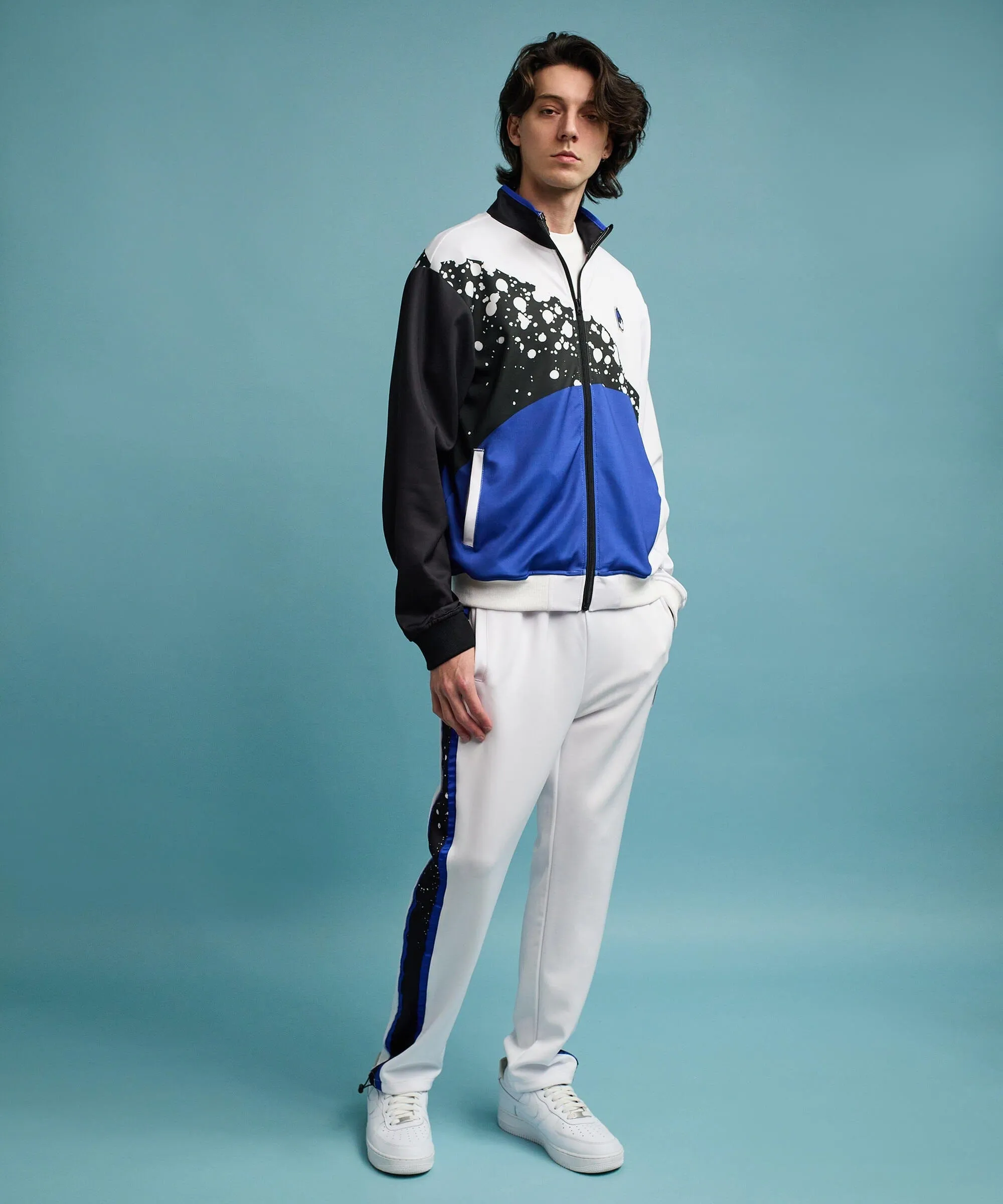 Roddick Track Jacket - White/Royal