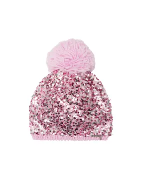 Rose Sequin Beanie