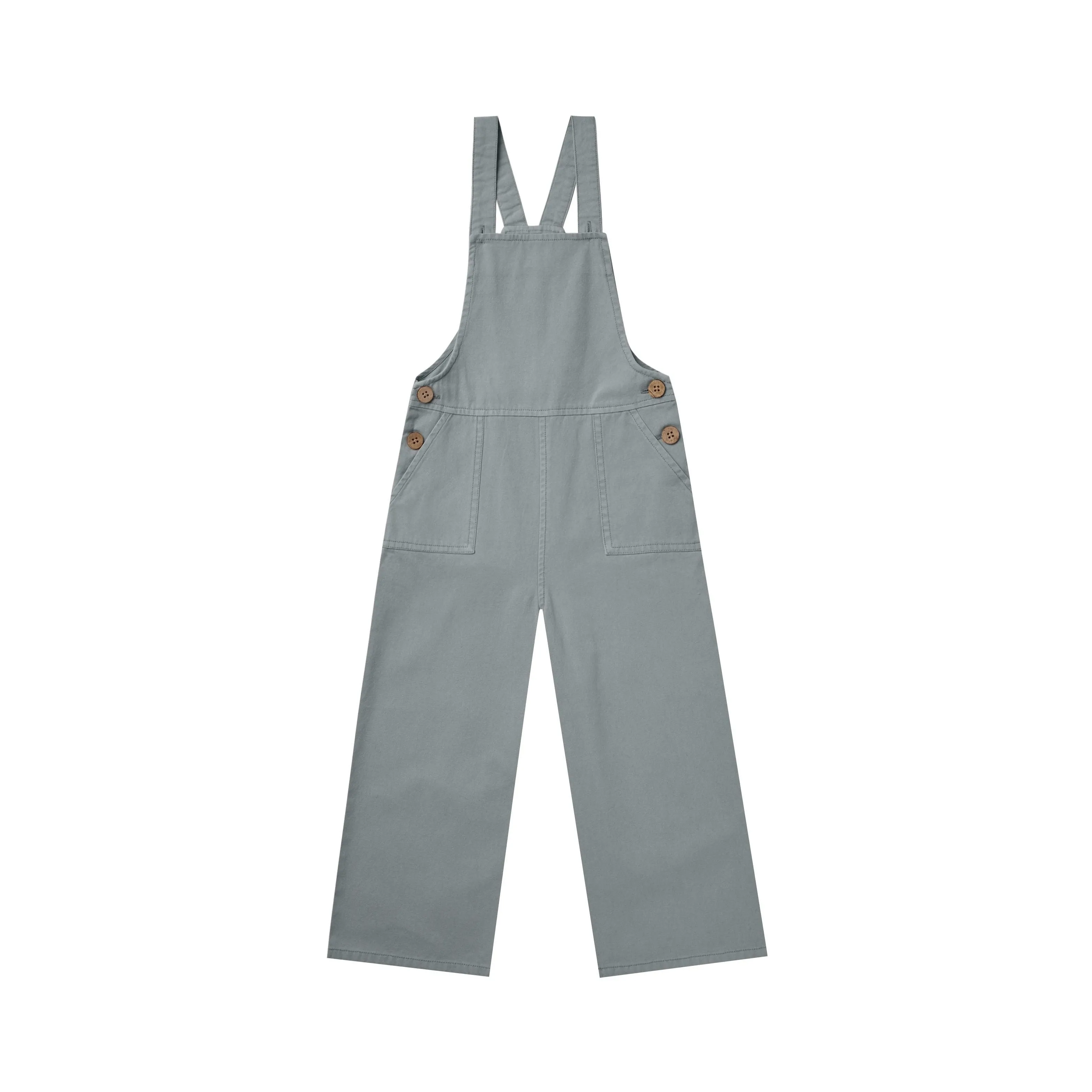 Rylee   Cru Wide Leg Overall - Dusty Blue