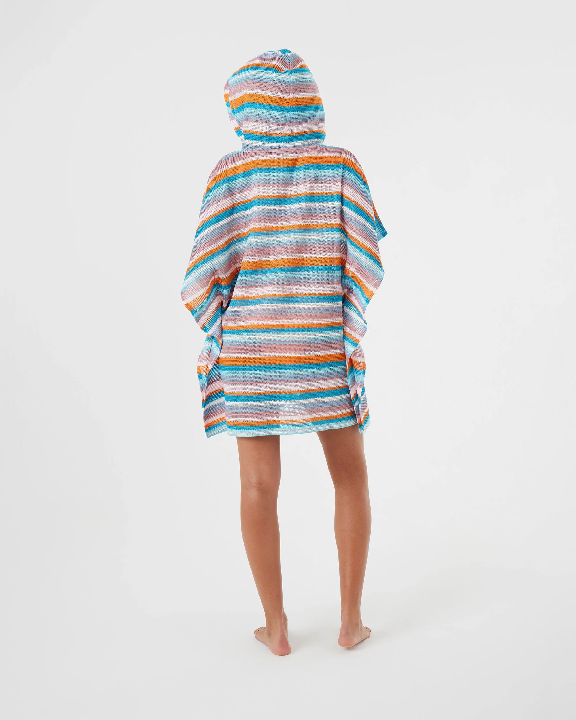 Salty Soul Poncho Beach Cover-Up - Multi