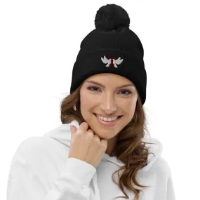 S&B Pompom Beanie – Peace Beanie For Women