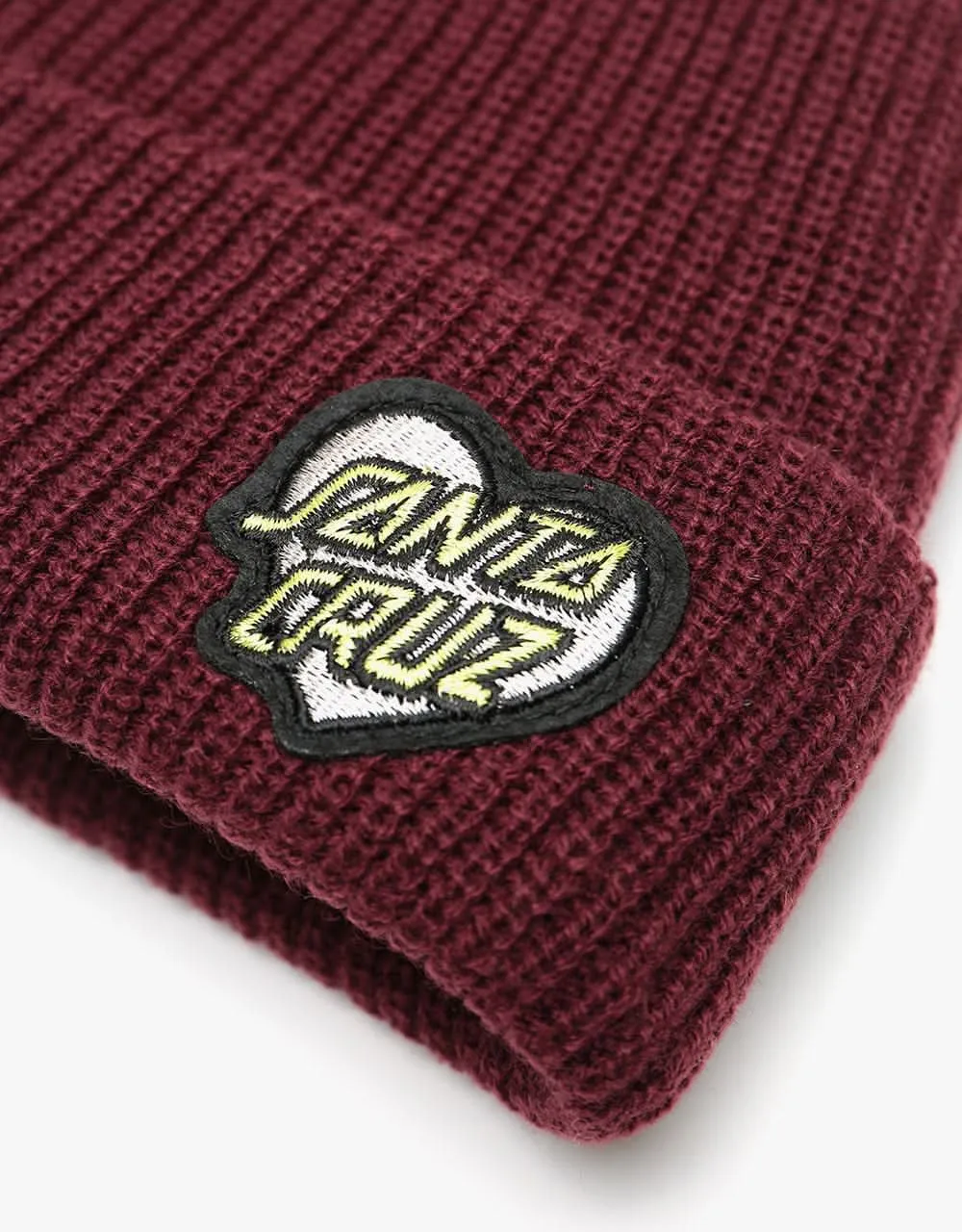 Santa Cruz Heart Dot Beanie - Port