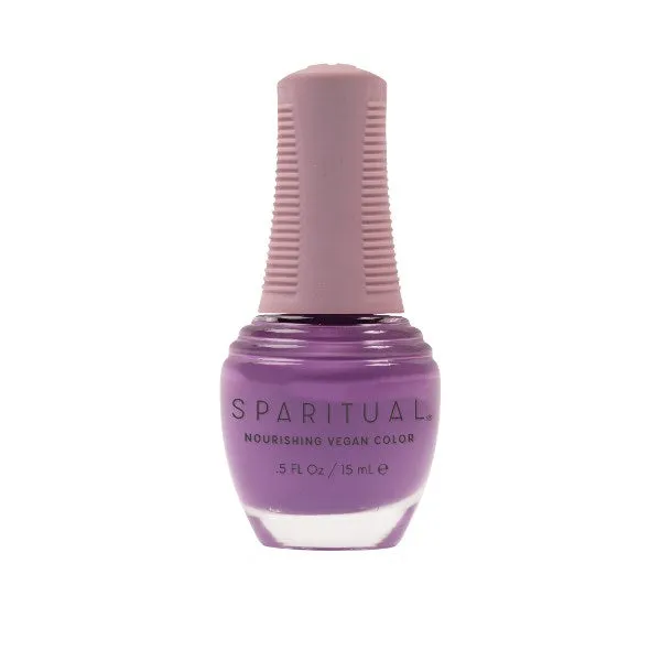 Sparitual Nourishing Lacquer Polish - Mood Boost - Iris Purple Creme - 15ML