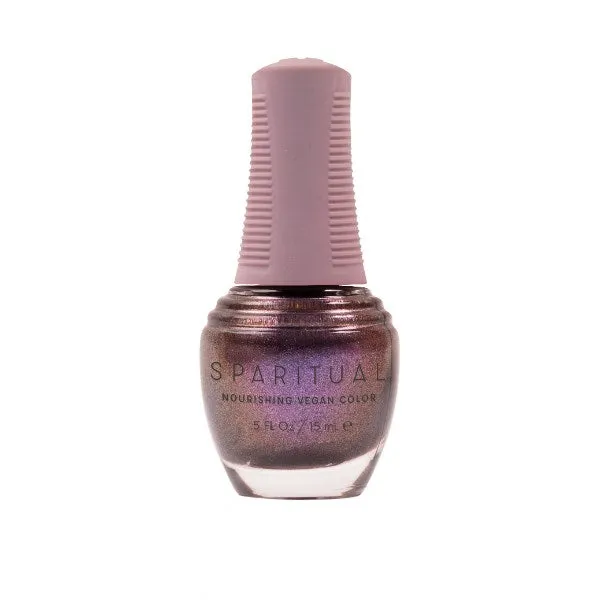 Sparitual Nourishing Lacquer Polish - Moon Salutation - Lilac Silver Duo Chrome - 15ML