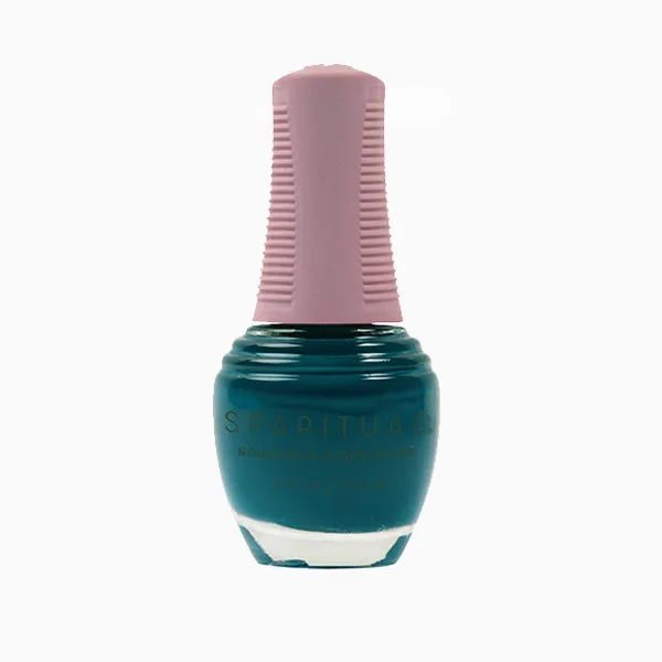 Sparitual Nourishing Lacquer Polish - Royal Treatment - Teal Creme - 15ML