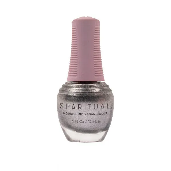 Sparitual Nourishing Lacquer Polish - Shape Shifter - Silver Shimmer - 15ML