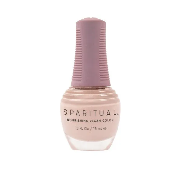 Sparitual Nourishing Lacquer Polish - Slow Beauty - Nude Pink Creme - 15ML