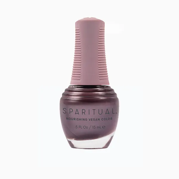 Sparitual Nourishing Lacquer Polish - Stir Your Soul - Purple Creme - 15ML