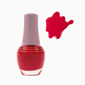 Sparitual Nourishing Lacquer Polish - Wellness Warrior - Red Creme - 15ML