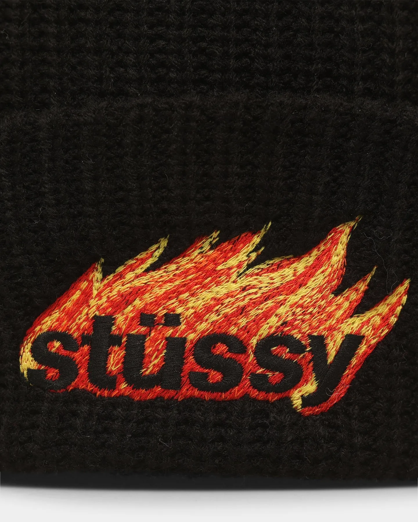 Stussy Flames Beanie Black