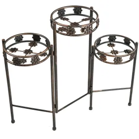 Sunnydaze 3-Tier Folding Plant Stand - 29"