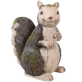 Sunnydaze Indoor/Outdoor Silas the Woodland Squirrel Statue - 13.5"