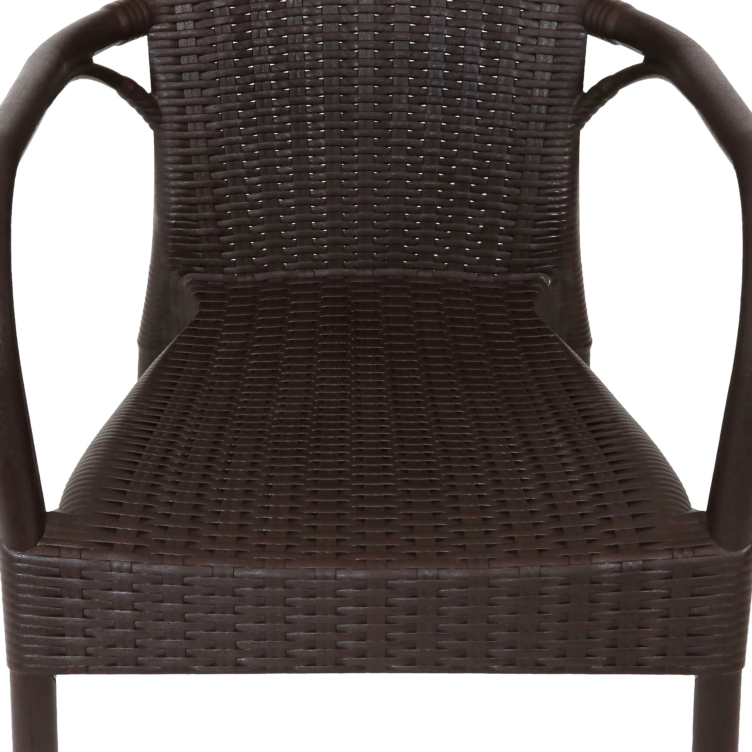 Sunnydaze Segesta All-Weather Plastic Patio Dining Chair