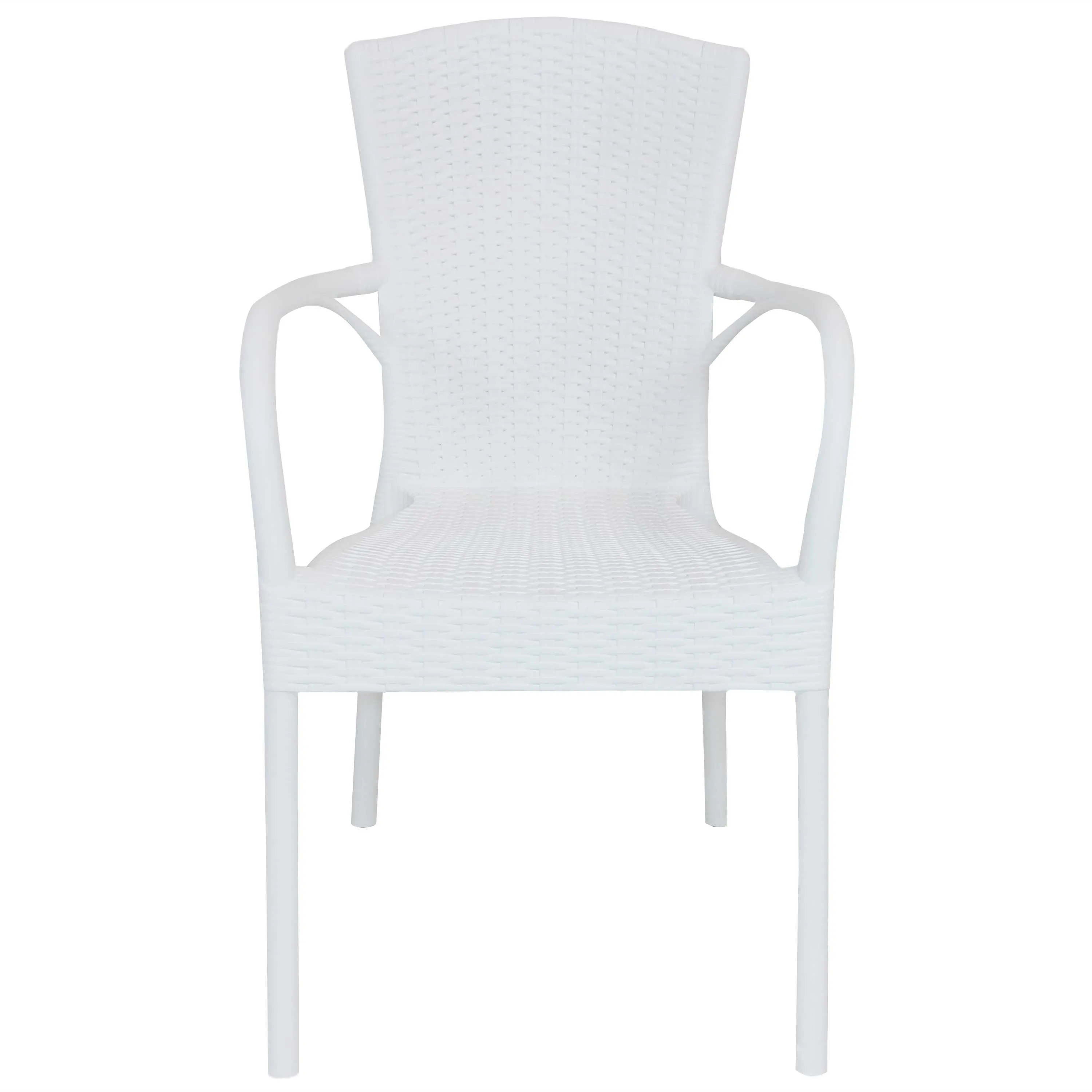 Sunnydaze Segesta All-Weather Plastic Patio Dining Chair