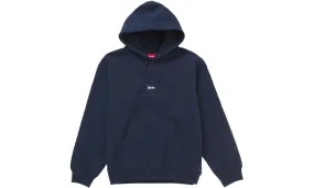 SUPREME MICRO LOGO HOODIE FW24 NAVY