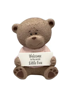 Teddy Moments - Welcome Little One Pink