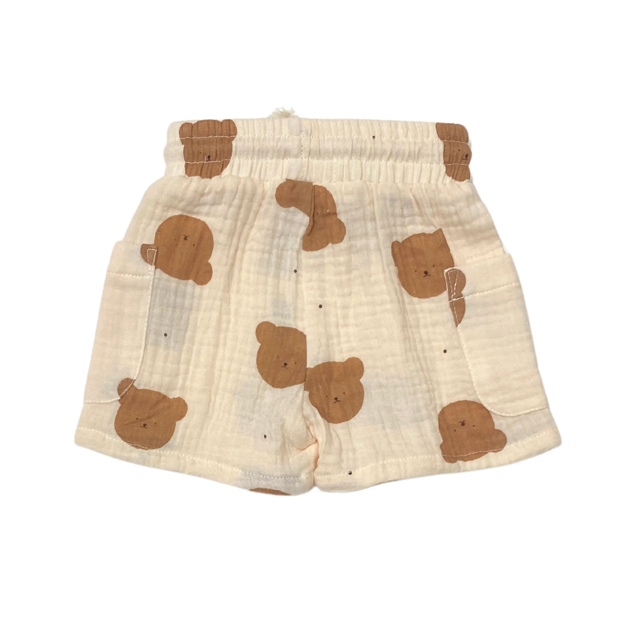 Teddy Organic Cotton Muslin Short & T-Shirt Set