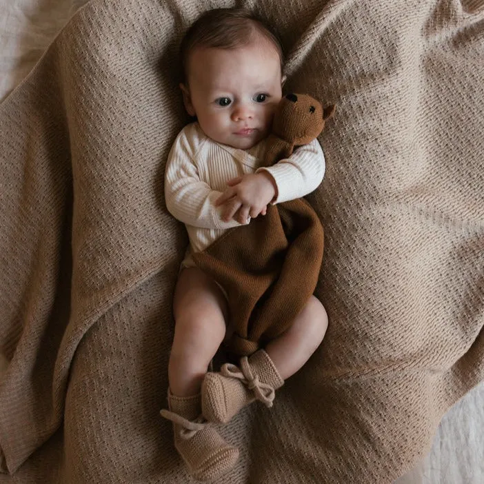 Teddy Tokki Baby Comforter - 100% Merino Wool