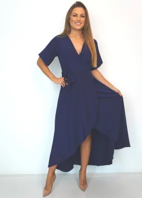 The Maxi Wrap Dress - Perfect Navy