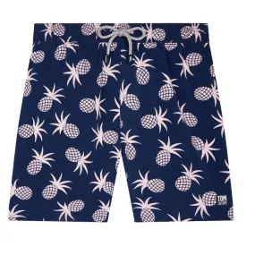 Tom & Teddy Pineapple Men Swim Shorts PINSP - Shell Pink