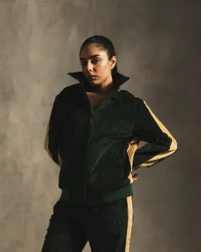 Track Jacket In Emerald Green