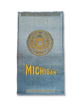 University of Michigan Silk Paperweight