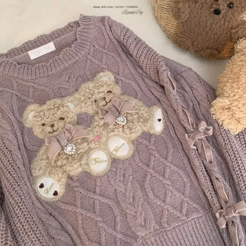 Vintage Teddy Knit Crewneck