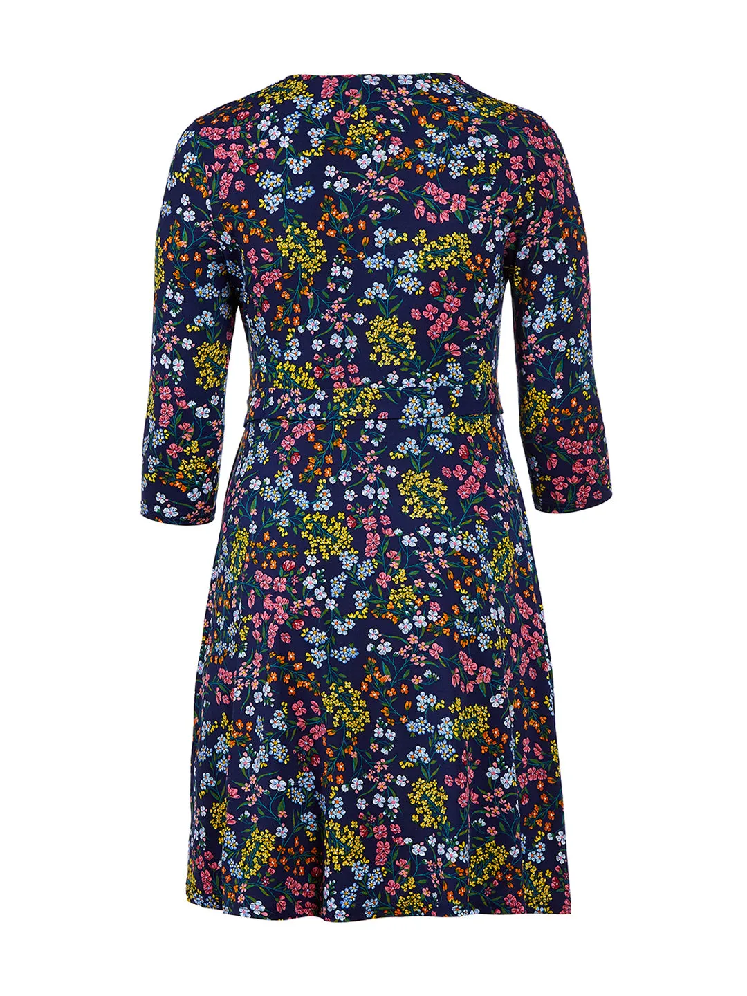 Wildflower Bouquet Perfect Wrap Dress