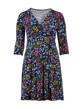 Wildflower Bouquet Perfect Wrap Dress