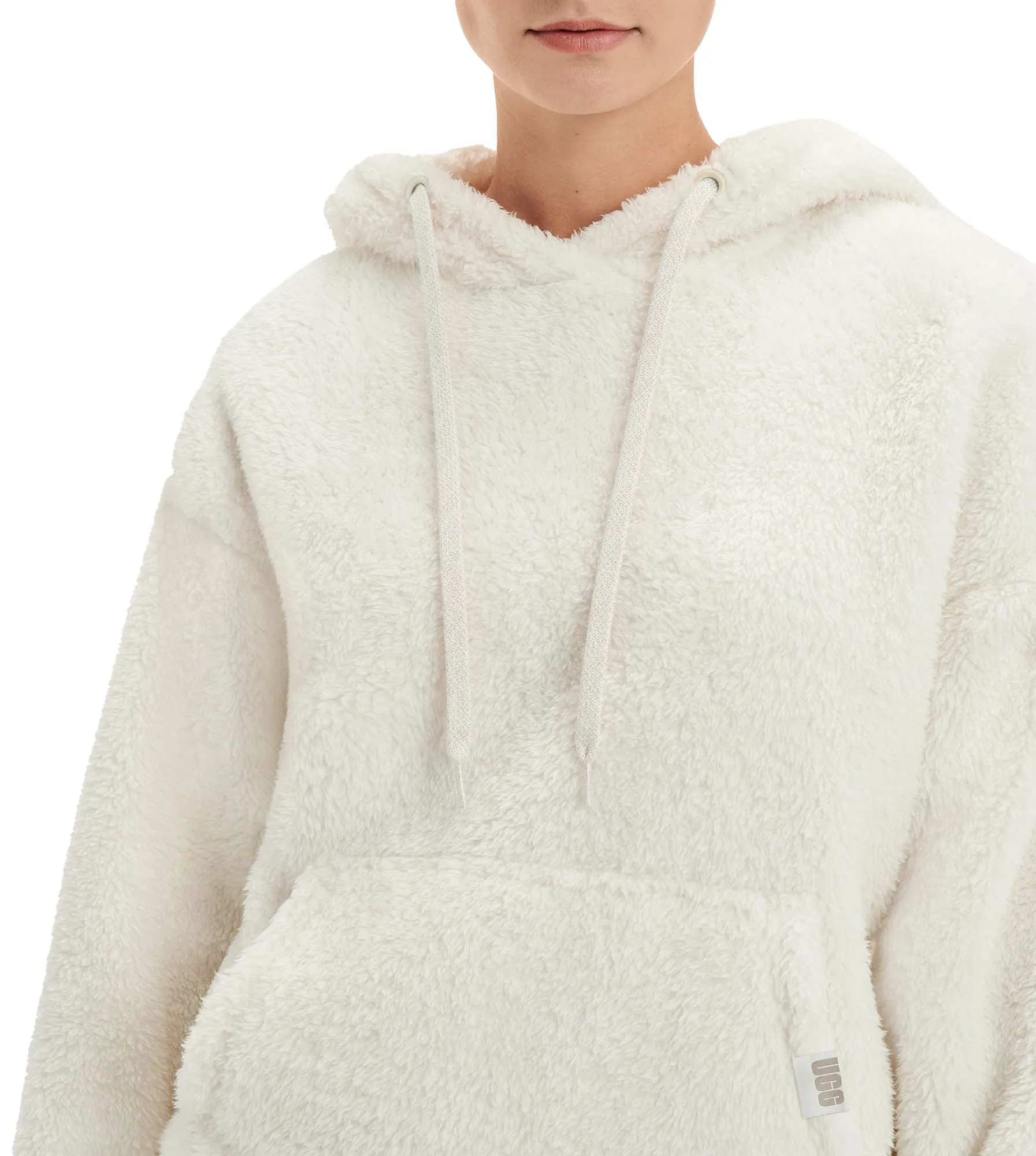 Women's Apparel UGG LOYRA SHERPA HOODIE Sweater 1121380 CREAM