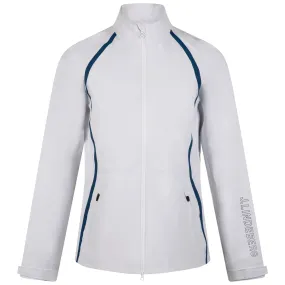 Womens Coral Rain Jacket White - AW23