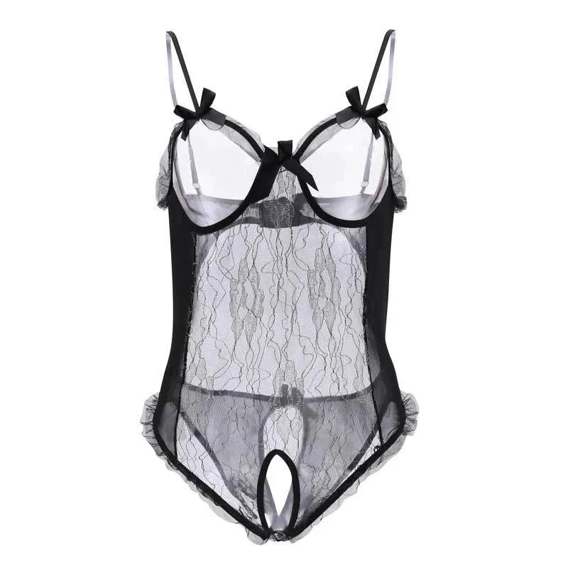 Women's Sexy Lace Teddy Bodysuits