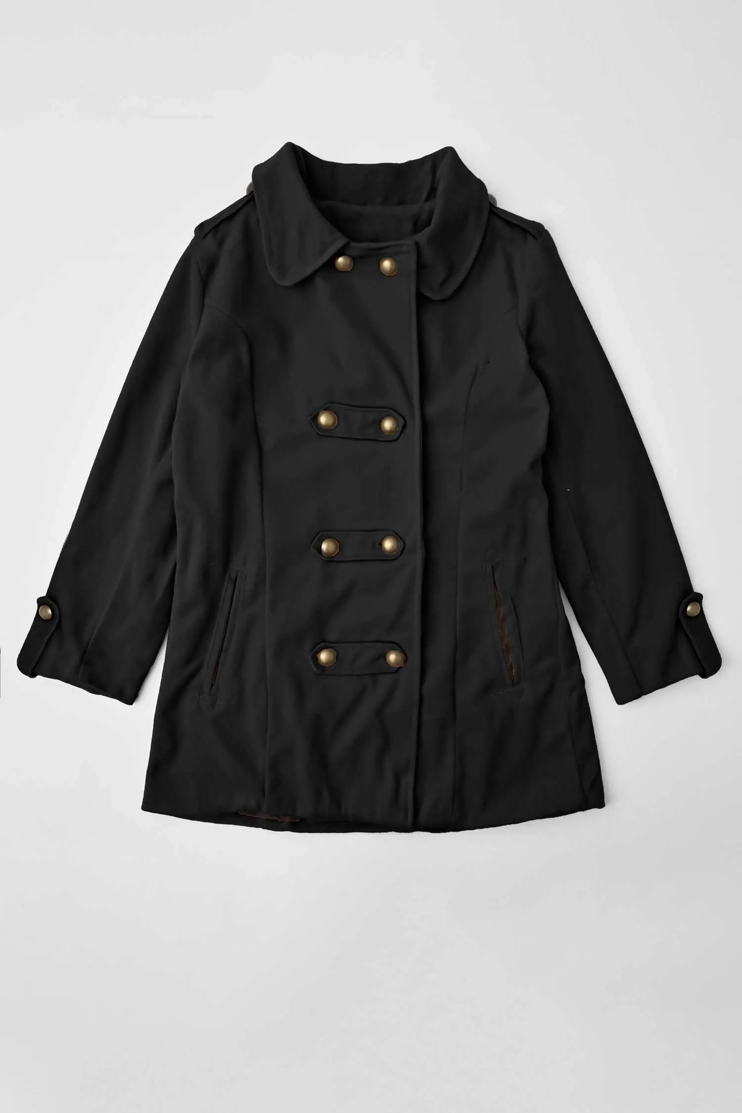 Women's Winter Outwear British Style Long Coat