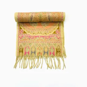 Wool Scarf Ruby Yellow