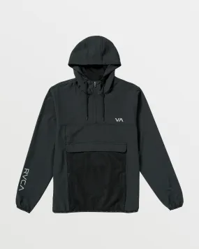 X Over Anorak Track Jacket - Black