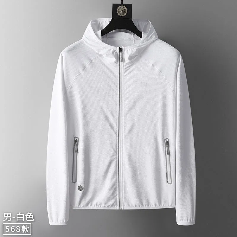 xiangtuibao  Sun Protection Clothing Thin Summer Breathable Ice Silk Coat Men's Outdoor Sun-Protective Clothing Couple's Summer Coat Skin Windbreaker Women