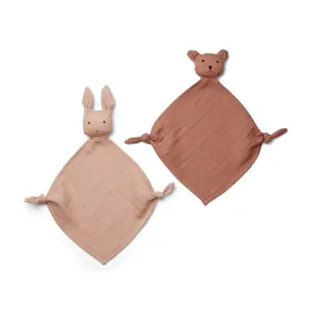 Yoko Mini Cuddle Cloth 2 Pack - Rose mix