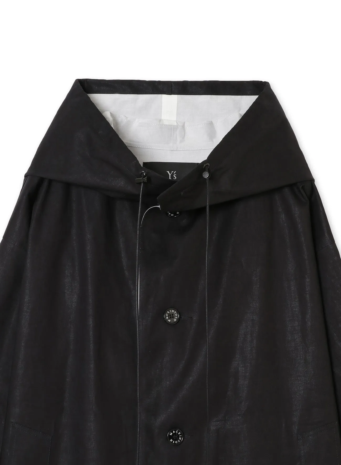 [Y's 1972 - Y’s CRAFTED BY MACKINTOSH]HOODED COAT