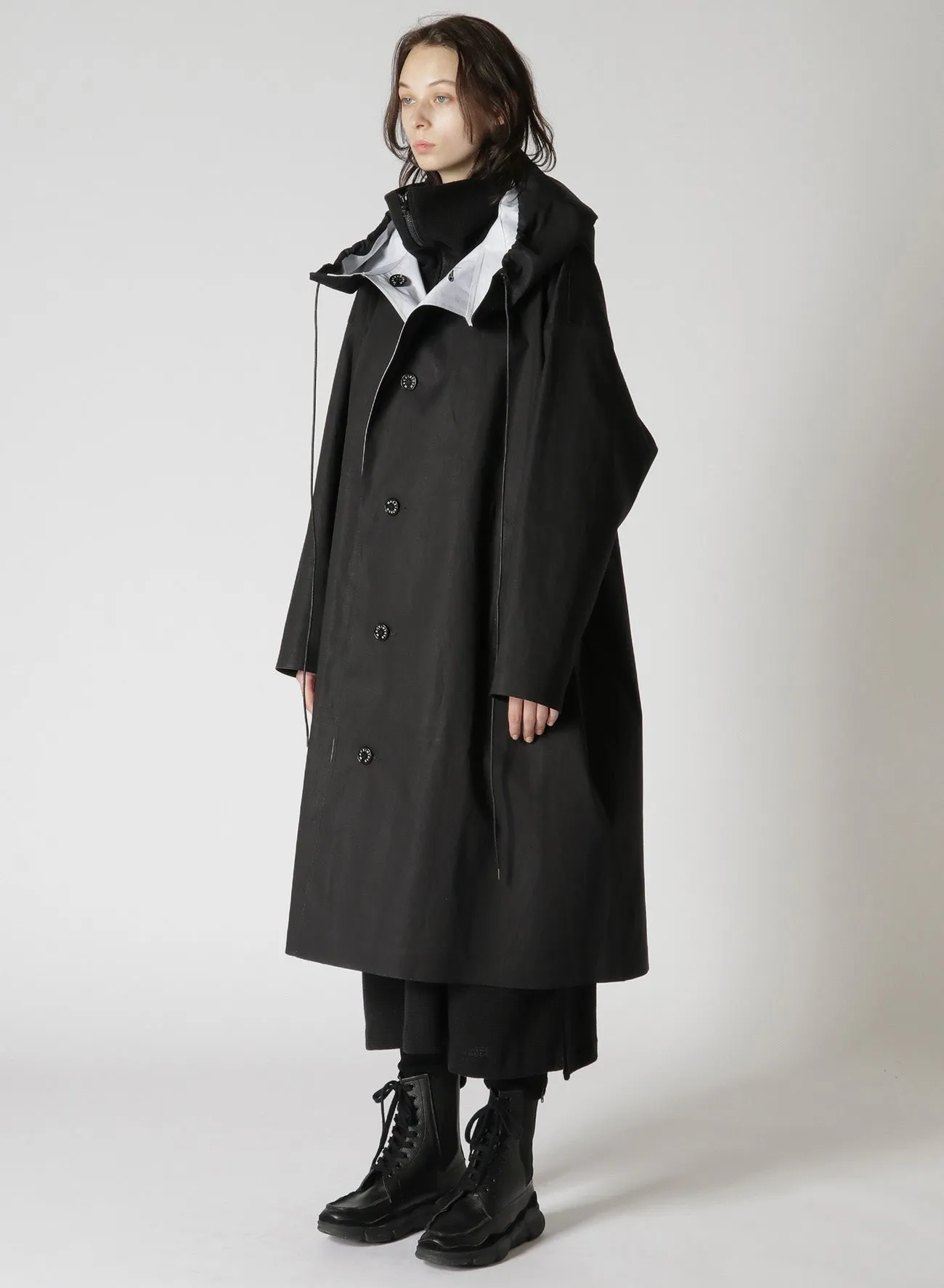 [Y's 1972 - Y’s CRAFTED BY MACKINTOSH]HOODED COAT